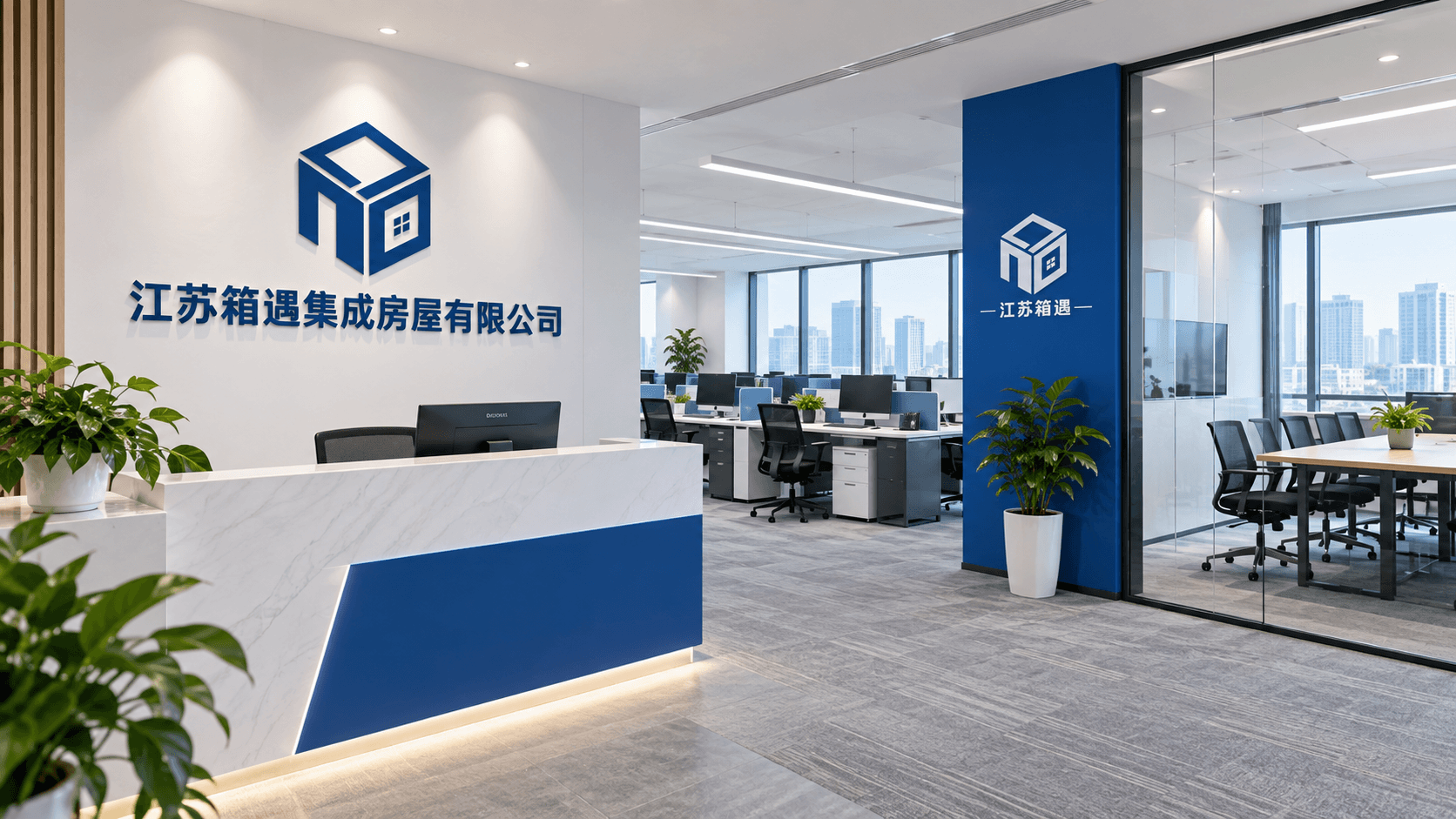 AI生成办公场景示意,非江苏箱遇实际办公环境记录。